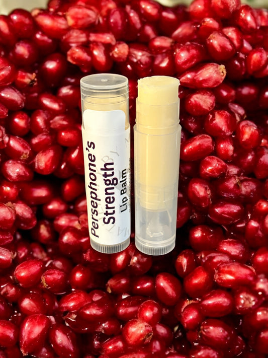 Persephone’s Strength “Pomegranate” Lip Balm